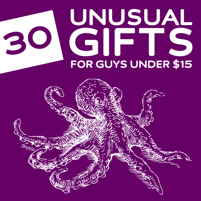 unusual gifts for men under 15