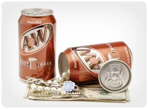 a&w soda can hidden safe