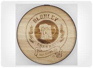 craft beer barrel sign
