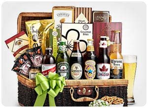 craft beer & snacks basket