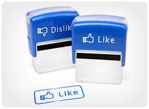 facebook like and dislike stamps