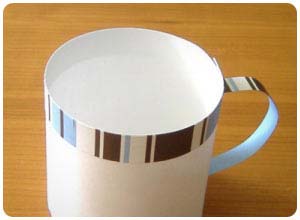 father's day paper coffee cup