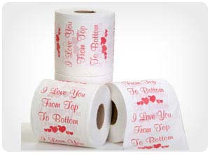 i love you from the top to bottom toilet paper