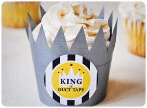 king of duct tape treat crowns