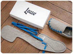 lasso flat packed slippers