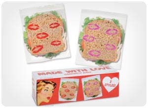 made with love sandwich bags