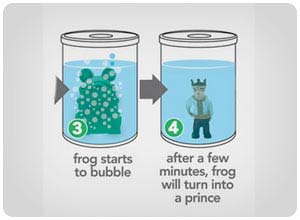 magic frog to prince