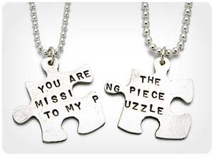 missing piece puzzle necklace