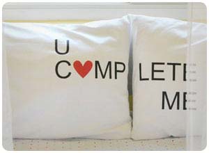 u complete me pillow
