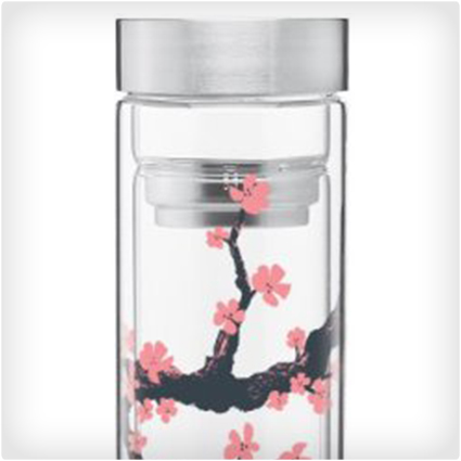 Cherry Blossom Glass Tumbler