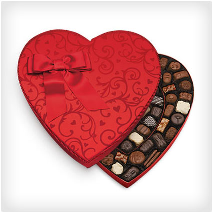 Elegant Heart Valentine's Chocolates