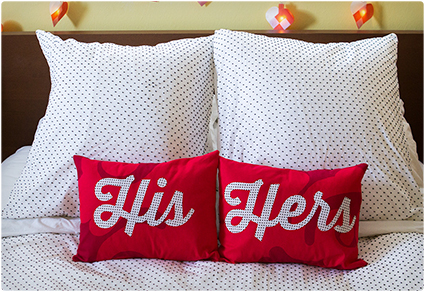 His and Hers Pillows
