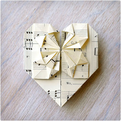 Origami Valentine's Card