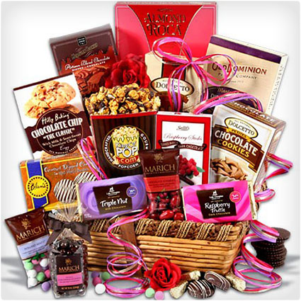 Over-the-Top Valentine's Day Gift Basket
