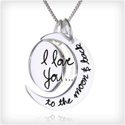 To The Moon and Back Pendant Necklace
