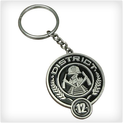 District 12 Metal Keychain