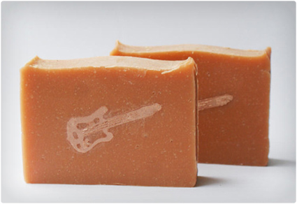 Handmade Electric Guitar Soap