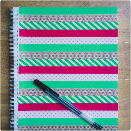 Washi Tape Notebook