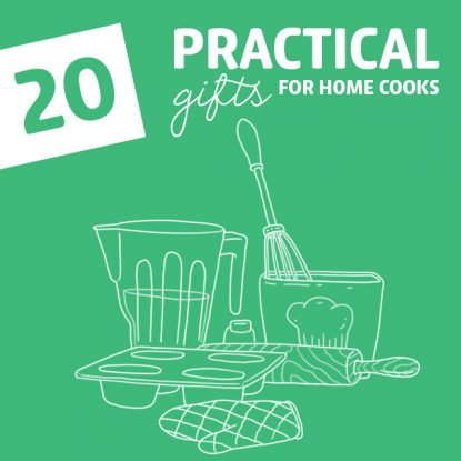 20 Practical Gifts for Home Cooks- these useful kitchen gifts will make home cooks meal prep and cooking easier and so much more enjoyable. If your friends or family members love to cook, these products will make the perfect gifts.