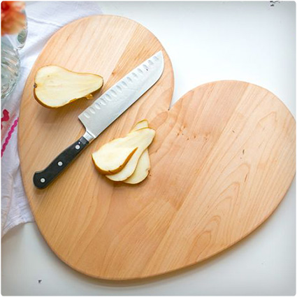 DIY Heart Cutting Board