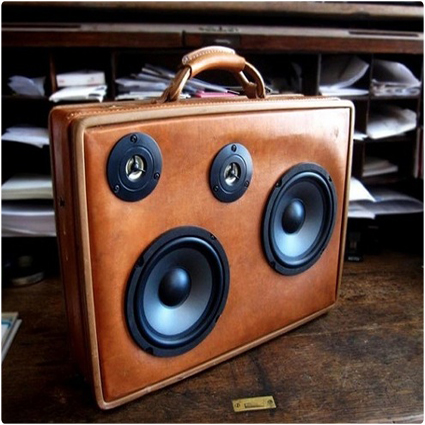 Vintage Suitcase Speakers