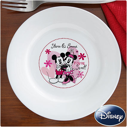 Mickey-and-Minnie-Ceramic-Plate