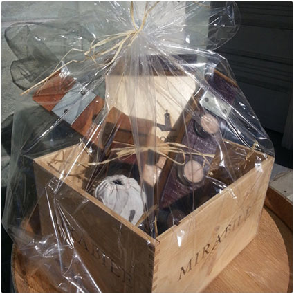Wine Gift Basket in a Wine Crate