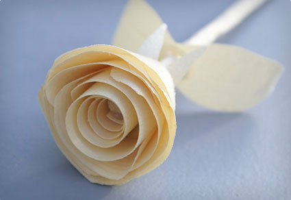 Handcrafted Wooden Rose
