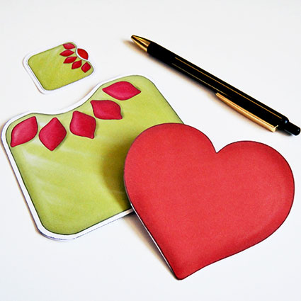 Heart Pull-Out  Card