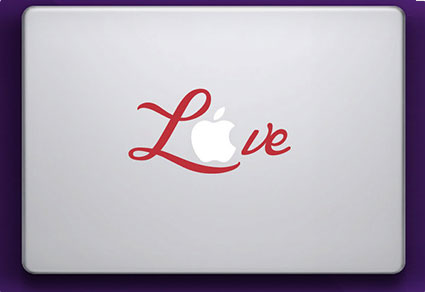 Love Macbook Decal