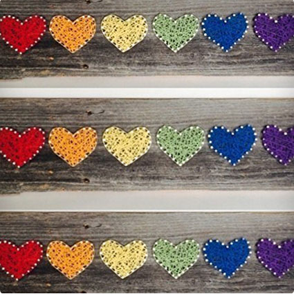Rainbow Hearts