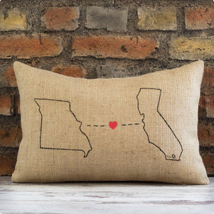 State to State Pillow
