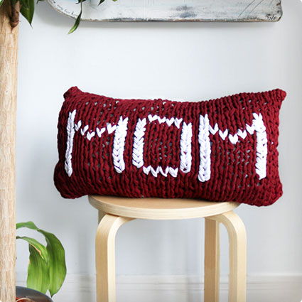Knit Mom Pillow