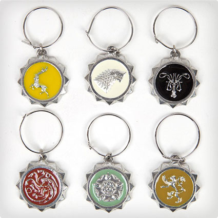 Game of Thrones Sigil Wine Charms