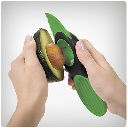 OXO Good Grips 3-in-1 Avocado Slicer, Green