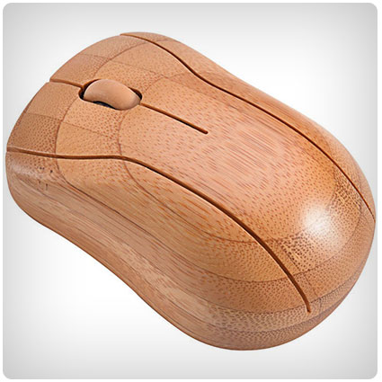 Bamboo Wireless Optical Mouse Healthy Sweat-resistant Anti-radiation Wireless Mouse
