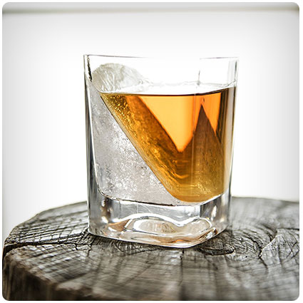 Corkcicle Whiskey Wedge - (Double Old Fashioned Glass + Silicone Ice Form)