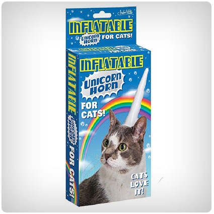 Inflatable Magical Unicorn Horn For Cats