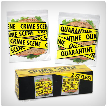 Accoutrements Crime Scene Sandwich Bags