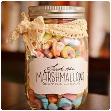 Diy Gift Jar: Just the Marshmallows