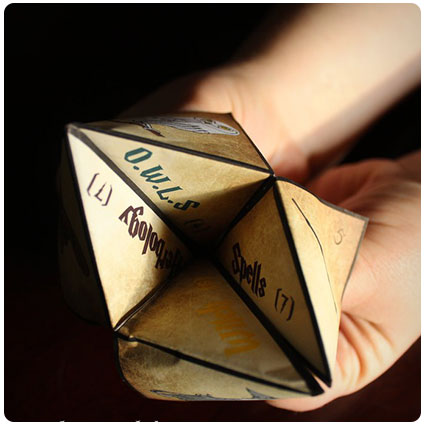 Diy Harry Potter Origami Sorting Hat Fortune Teller