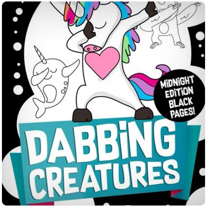 Funny Coloring Books for Kids: Dabbing Creatures