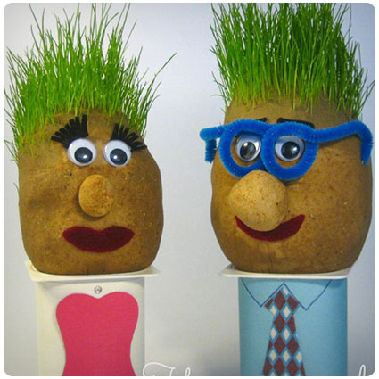 Make Your Own Grass Heads