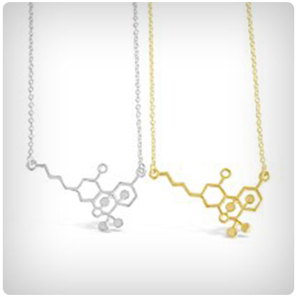 Rosa Vila THC Molecule Necklace