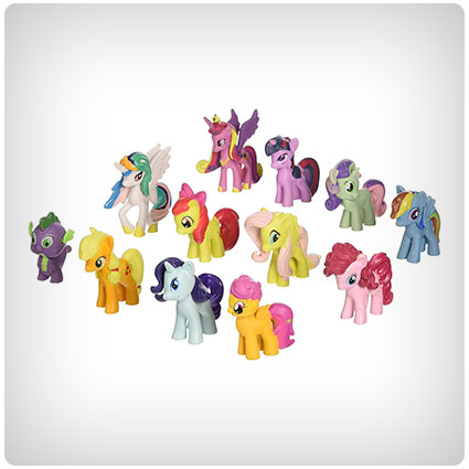 Win8Fong My Little Pony Toys Figurines Playset