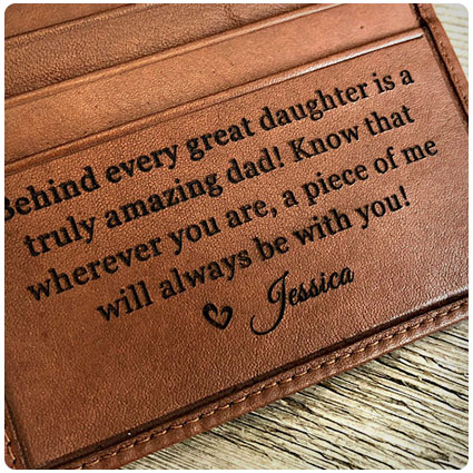 Behind Every Great Daughter Wallet