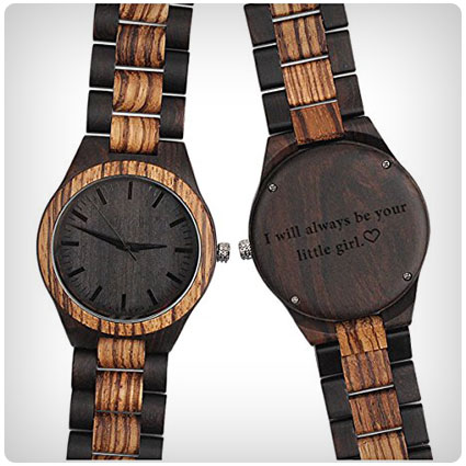Custom Personalized Wood Watches