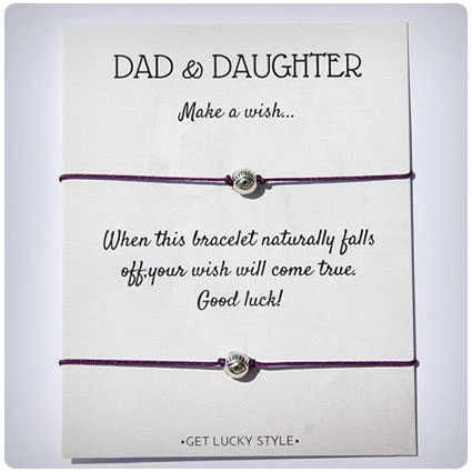 Dad and Daughter Make A Wish Bracelet