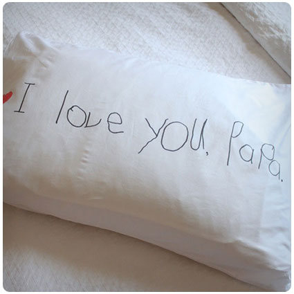 Diy I Love You Pillowcase Gift