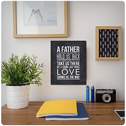 Father Quote Sign Chalkboard Print